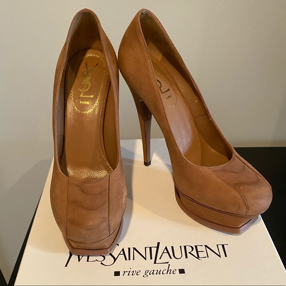 YSL Tribute Suede Pump